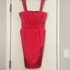 Red cocktail dress